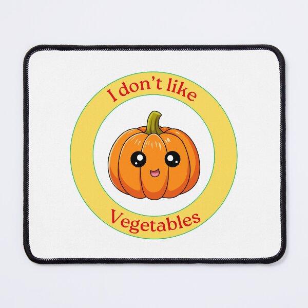 Item preview, I Don’t Like Vegetables - Pumpkin - Funny Cartoon Pumpkin  designed and sold by Love3Happy.