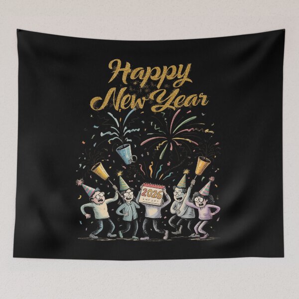 Item preview, Happy New Year designed and sold by mirciashop.