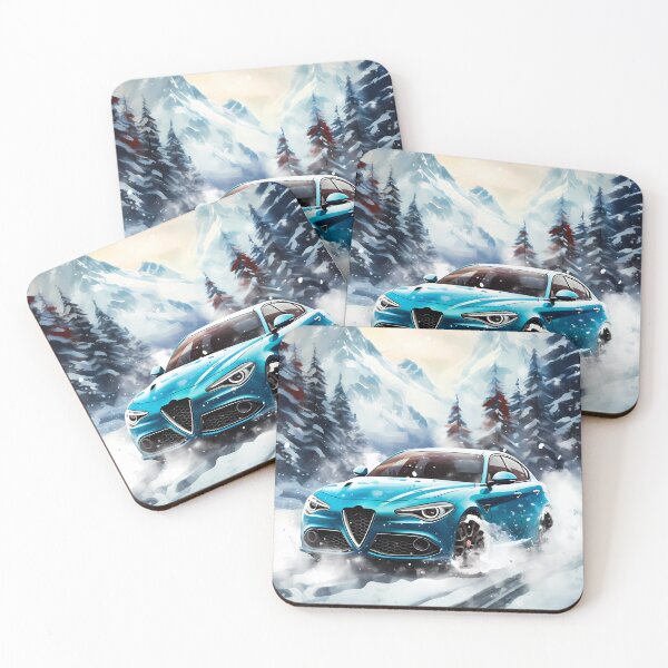 Item preview, SUV cruising through dramatic mountain landscape designed and sold by RevUpDesign.