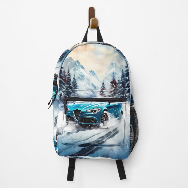 Item preview, SUV cruising through dramatic mountain landscape designed and sold by RevUpDesign.