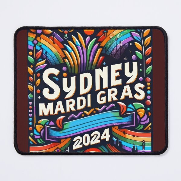 Item preview, Vibrant 2024 Sydney Mardi Gras Celebration designed and sold by PrideDownUnder.