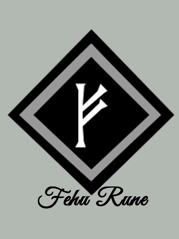 Thumbnail 4 of 4, Boxy T-Shirt, Fehu Rune designed and sold by WindsofJupiter.