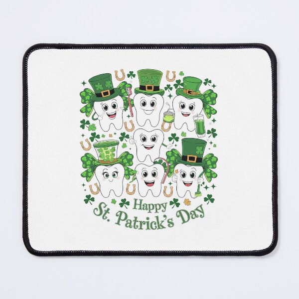 Item preview, St Pa trick Dentist Dental Assistant Teeth Irish Coquette Bow designed and sold by TijanaARTSt88.