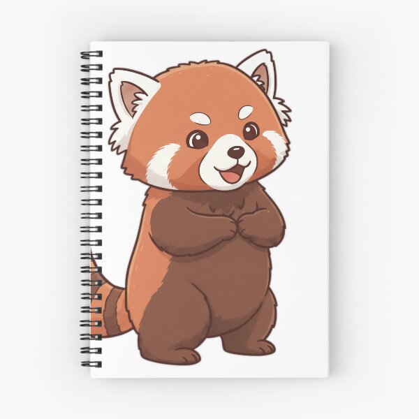 Item preview, Sweet and Polite Red Panda with Folded Paws - Kawaii Portrait designed and sold by Wild-way Art.