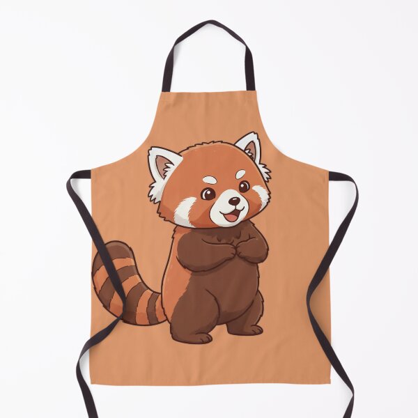 Item preview, Sweet and Polite Red Panda with Folded Paws - Kawaii Portrait designed and sold by Wild-way Art.