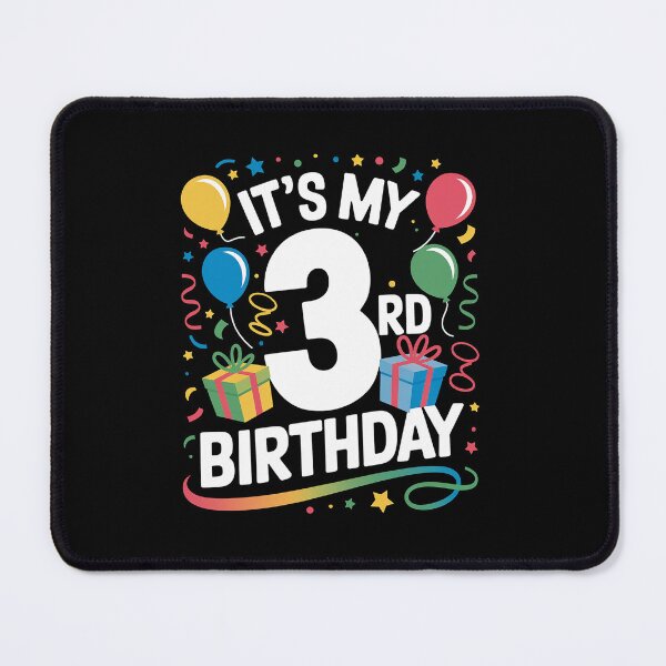 Item preview, It's My 3rd Birthday 3 Three Happy Birthday designed and sold by VasilisLamArt.