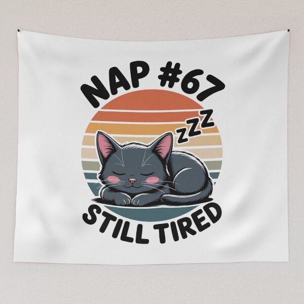 Item preview, Kawaii Cat Nap 67 designed and sold by MeowtivationP.