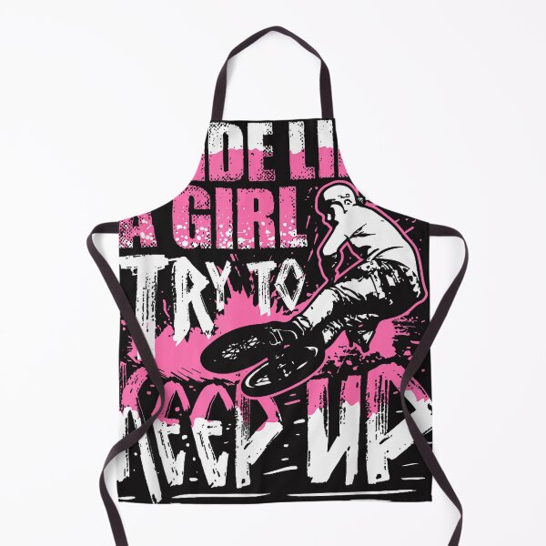 Item preview, I Know I Ride Like A Girl Funny Stunt BMX Bike Girl designed and sold by waebox.