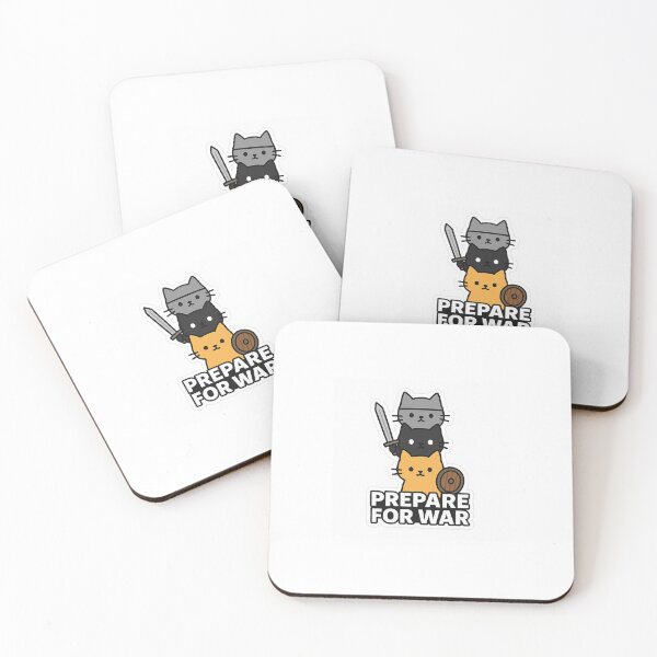 Item preview, Prepare For War – Funny Warrior Cats Sticker designed and sold by TMD167207.