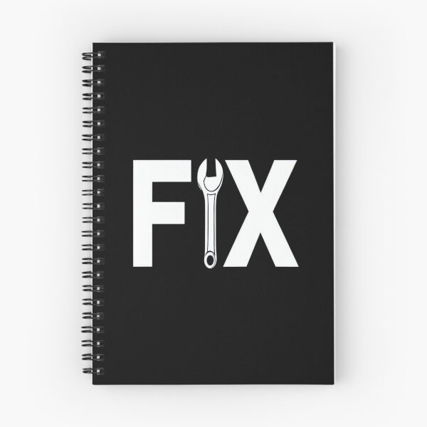Item preview, Bold FIX Typography with Wrench Icon – Mechanical Repair, DIY, Garage, Tool Lover Graphic Tee designed and sold by Bright Nest Studio.