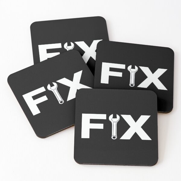 Item preview, Bold FIX Typography with Wrench Icon – Mechanical Repair, DIY, Garage, Tool Lover Graphic Tee designed and sold by Bright Nest Studio.