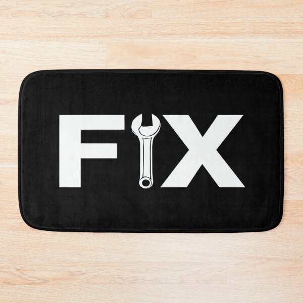 Item preview, Bold FIX Typography with Wrench Icon – Mechanical Repair, DIY, Garage, Tool Lover Graphic Tee designed and sold by Bright Nest Studio.
