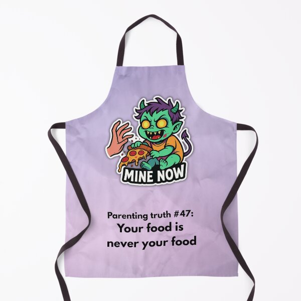 Item preview, Parenting Truth #47 – Funny Demon Baby Pizza Design designed and sold by MadeInNapTime.