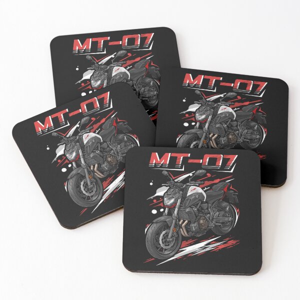 Item preview, Yamaha MT-07 2018 (Intensity White) for Motorcycle Riders designed and sold by MotoApparelHub.