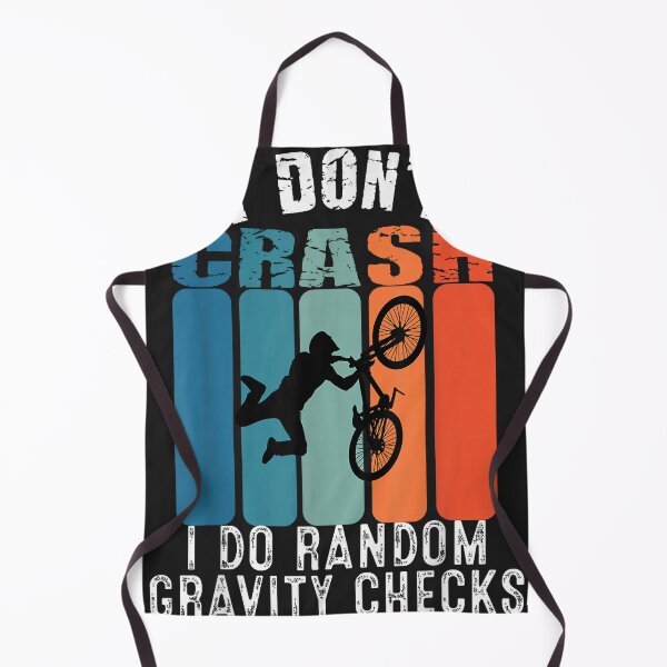 Item preview, I_Don't_Crash_I_Do_Random_Gravity_Checks_BMX_Boys_Vintage designed and sold by waebox.