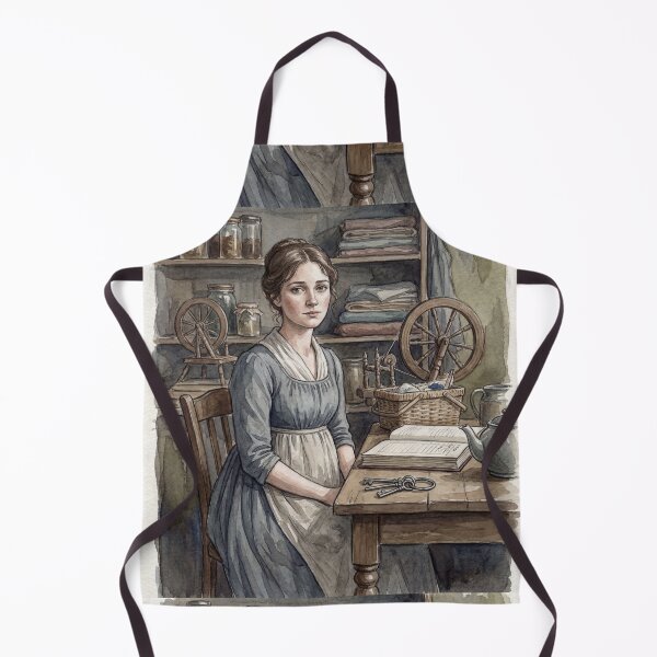 Item preview, Charlotte Lucas from Pride and Prejudice character illustration designed and sold by Vintage Designs +.