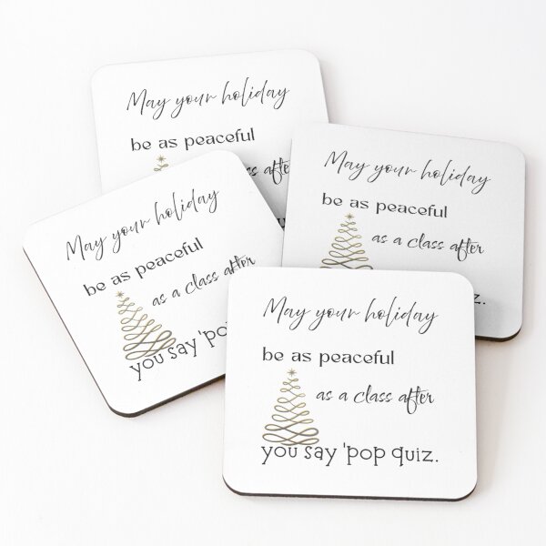 Item preview, Teacher Christmas funny peaceful holiday designed and sold by Fiwe.