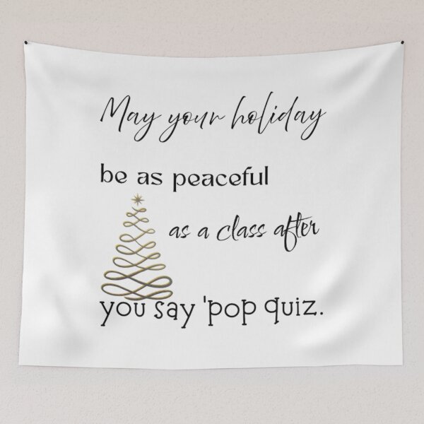 Item preview, Teacher Christmas funny peaceful holiday designed and sold by Fiwe.