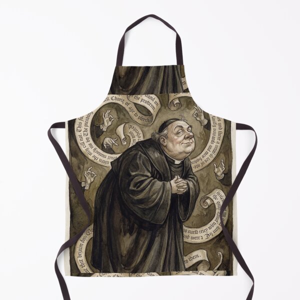 Item preview, Collins the Servile Clergyman from Pride and Prejudice character illustration designed and sold by Vintage Designs +.