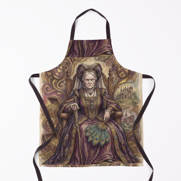 Item preview, Catherine the Regal Matron from Pride and Prejudice character illustration designed and sold by Vintage Designs +.
