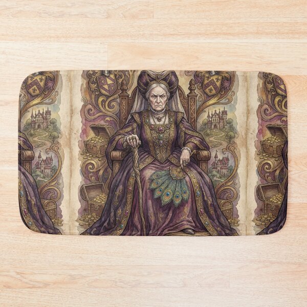 Item preview, Catherine the Regal Matron from Pride and Prejudice character illustration designed and sold by Vintage Designs +.
