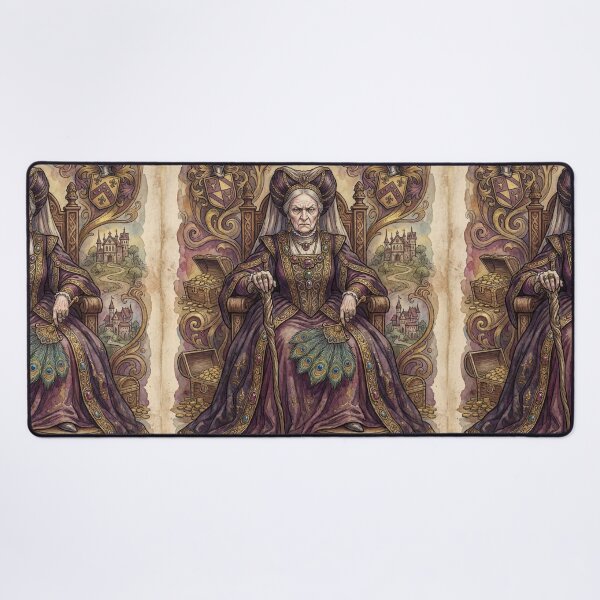 Item preview, Catherine the Regal Matron from Pride and Prejudice character illustration designed and sold by Vintage Designs +.