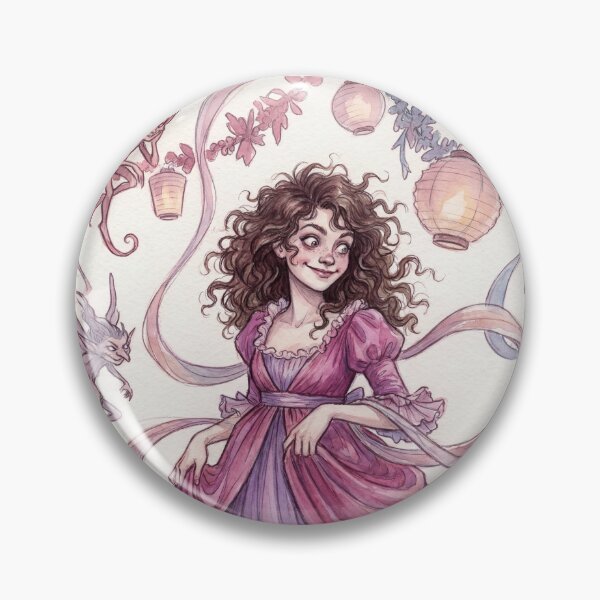 Item preview, Lydia Flirtation in the Ballfrom Pride and Prejudice character illustration designed and sold by Vintage Designs +.