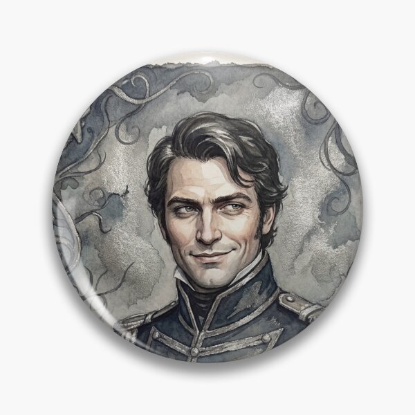 Item preview, Wickham the Deceptive Gentleman Pride and Prejudice character illustration designed and sold by Vintage Designs +.