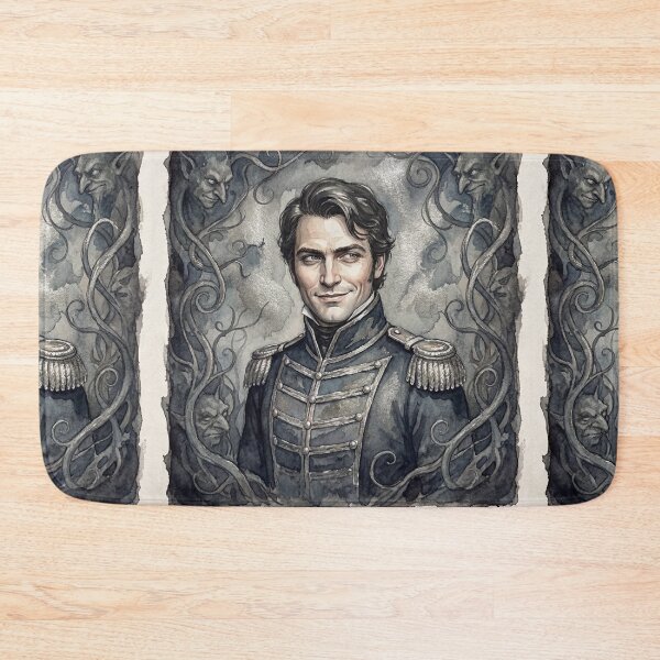 Item preview, Wickham the Deceptive Gentleman Pride and Prejudice character illustration designed and sold by Vintage Designs +.