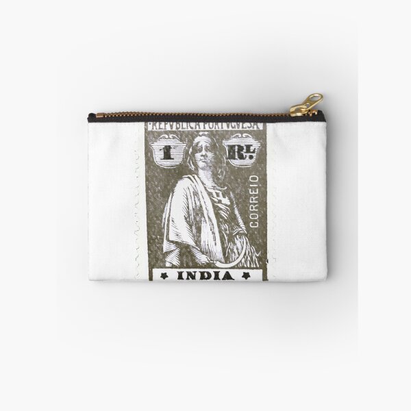 Item preview, Vintage Portugal India Brown Postage Stamp designed and sold by red-amber65.