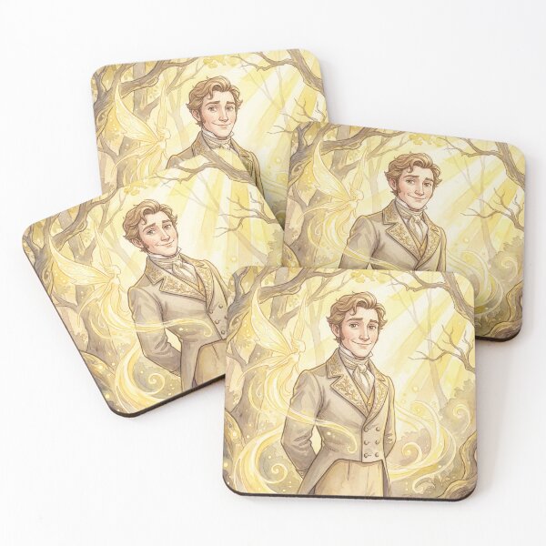 Item preview, Bingley in his Joyful Regency Pride and Prejudice character illustration designed and sold by Vintage Designs +.