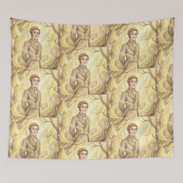 Item preview, Bingley in his Joyful Regency Pride and Prejudice character illustration designed and sold by Vintage Designs +.