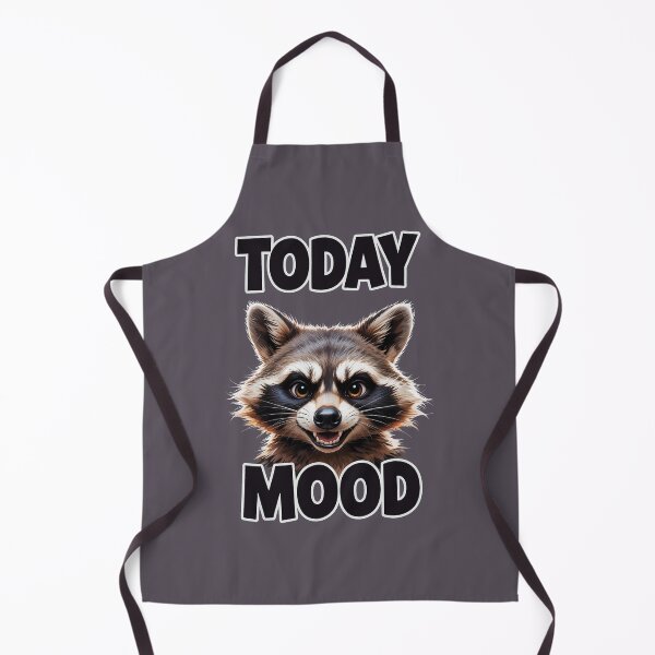 Item preview, Today Raccoon Mood, Funny Mischievous Animal designed and sold by QuirkySpark.
