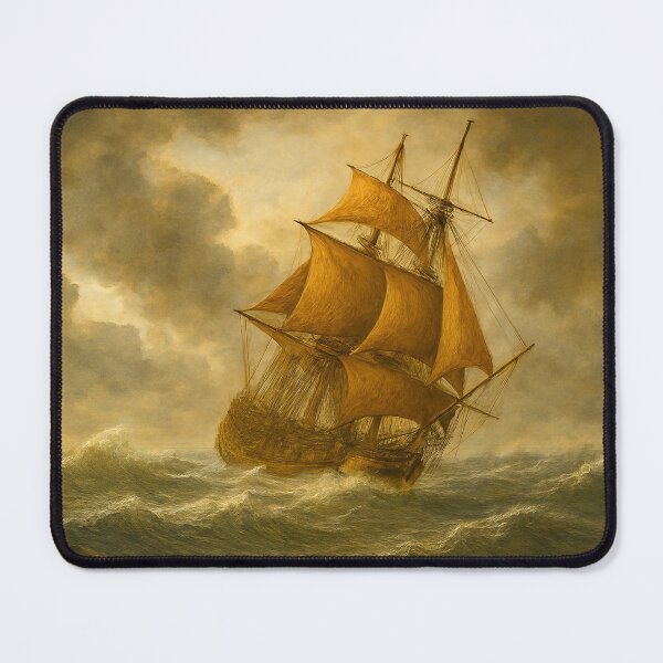 Item preview, Stormy ride under a golden sky designed and sold by Sigtrix.