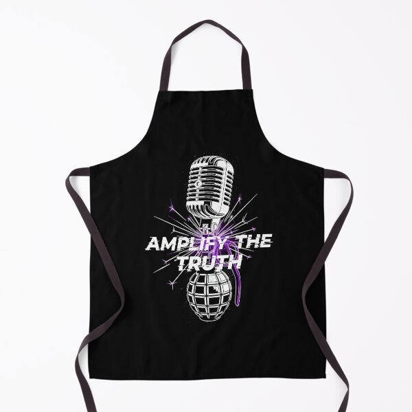 Item preview, Amplify The Truth Microphone Grenade Truth Bomb Grunge designed and sold by SerenadeArtHub.