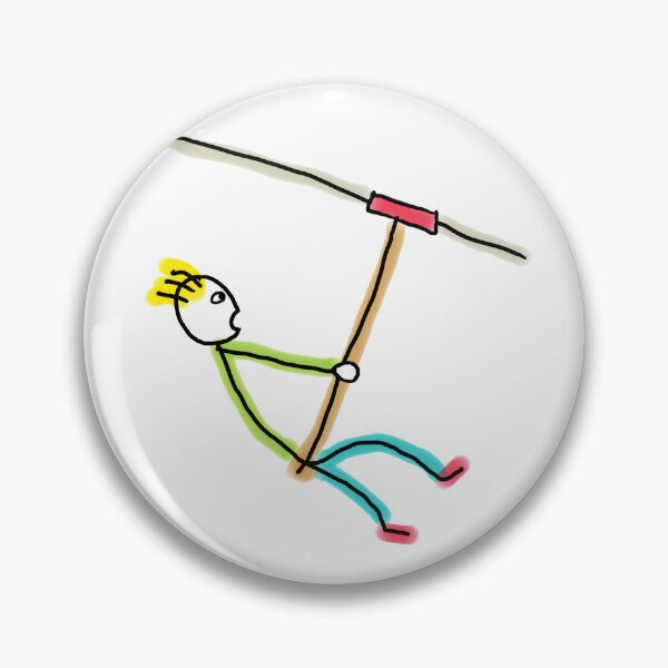 Item preview, Ziplining Stickman designed and sold by Mark-Ewbie.