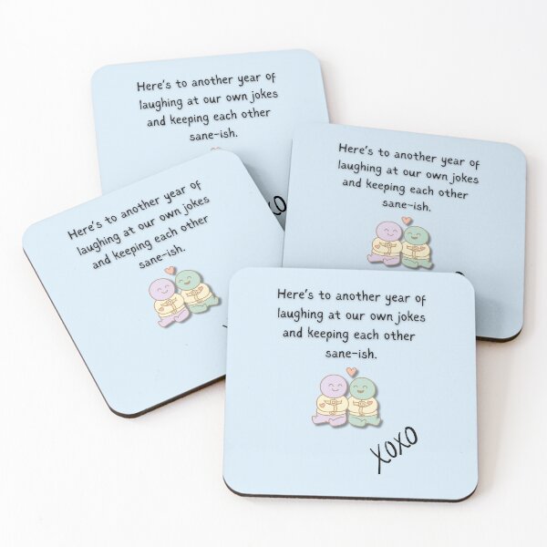Item preview, Funny Anniversary Card – Laughing at Our Own Jokes Design designed and sold by MadeInNapTime.