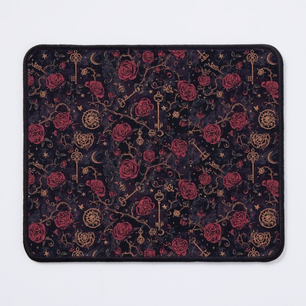 Item preview, Romantasy AOP roses and keys designed and sold by Quietest Riot.