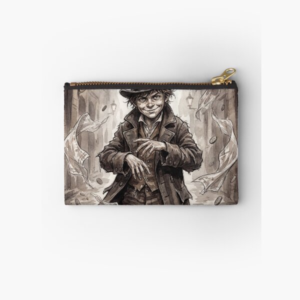 Item preview, The Dodger from Oliver Twist Characters from Dickens series illustration watercolor art designed and sold by Vintage Designs +.