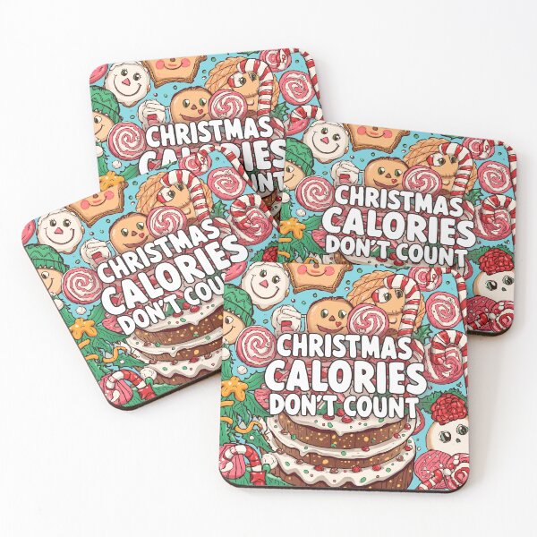 Item preview, Christmas Calories Don’t Count – Funny Holiday Food Lover designed and sold by A-ZTEES.