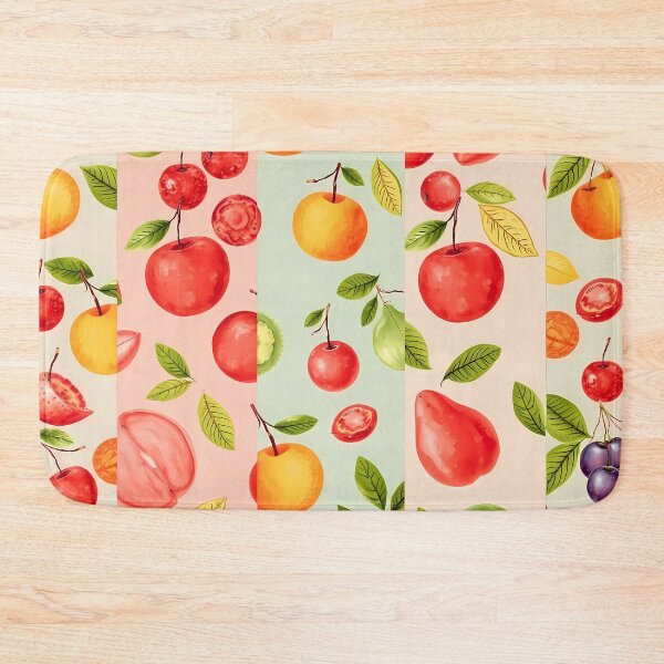 Item preview, Colorful Fruit Patterns Celebrating Nature Fresh Beauty designed and sold by ART ATTACK ZONE.