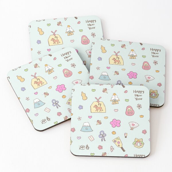 Item preview, Happy New Year from Japan (Mint) designed and sold by HarunaMcDesigns.