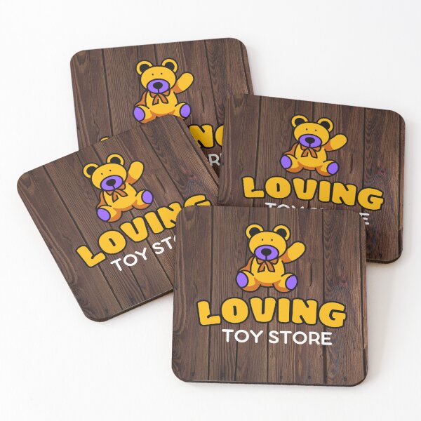 Item preview, Yellow Teddy Bear on Brown Background | Cute Soft Toy Art designed and sold by VeenaArtStudio.