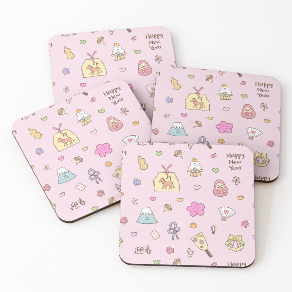 Item preview, Happy New Year from Japan (Pink) designed and sold by HarunaMcDesigns.