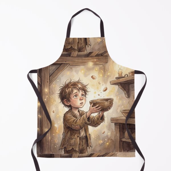 Item preview, Oliver the Hopeful Orphan from Oliver Twist Characters from Dickens series illustration watercolor art designed and sold by Vintage Designs +.
