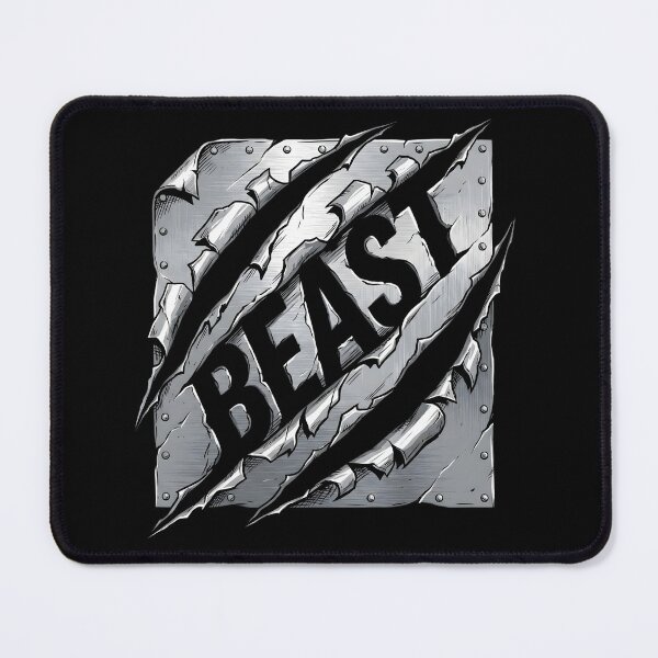 Item preview, Unleash The Beast Claw Marks Ripped Metal Plate designed and sold by SerenadeArtHub.