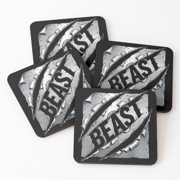 Item preview, Unleash The Beast Claw Marks Ripped Metal Plate designed and sold by SerenadeArtHub.