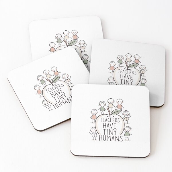 Item preview, Teachers Have Tiny Humans – Cute Minimal Teacher Appreciation Shirt designed and sold by EcoArtTees.