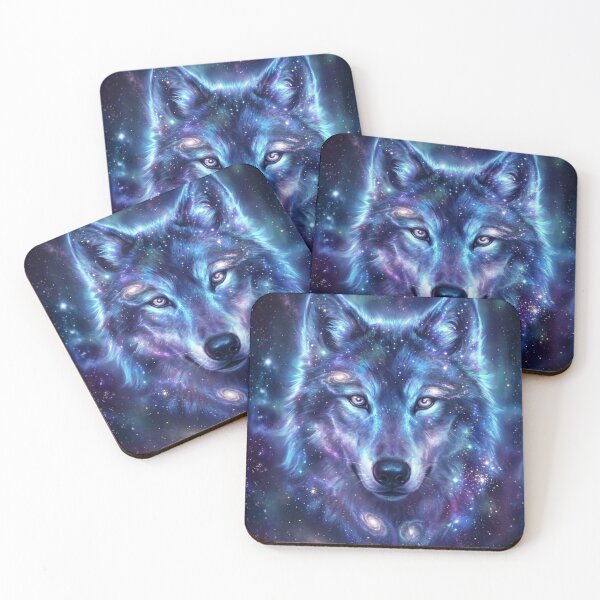 Item preview, Cosmic Wolf – Galaxy Spirit Animal designed and sold by Rose Collection Shop.