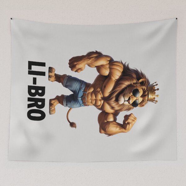 Item preview, LI-BRO Cool Muscular Lion designed and sold by QuirkySpark.